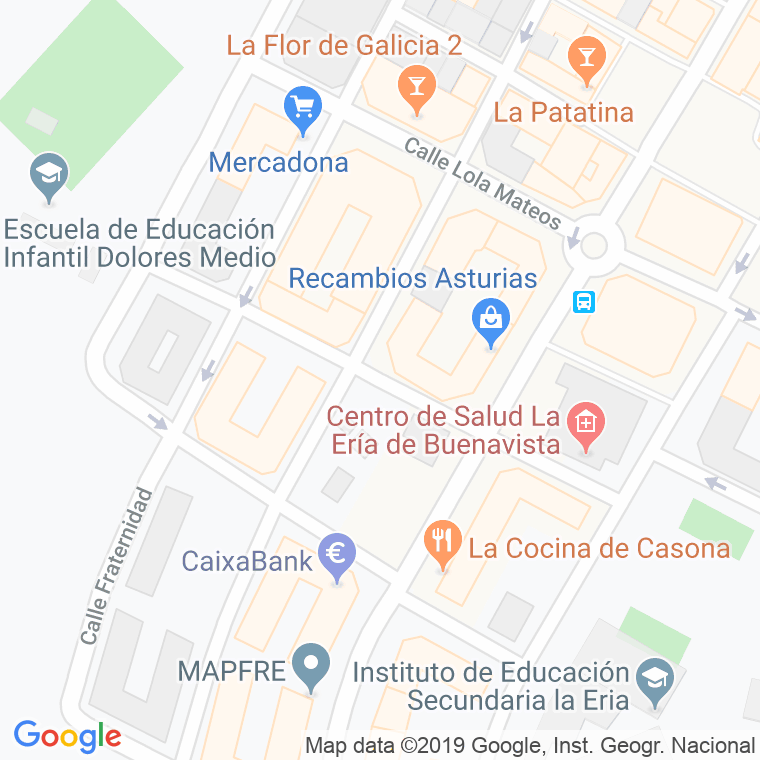 Código Postal calle Jose Maldonado en Oviedo