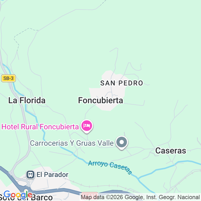 Código postal de Foncubierta en Asturias