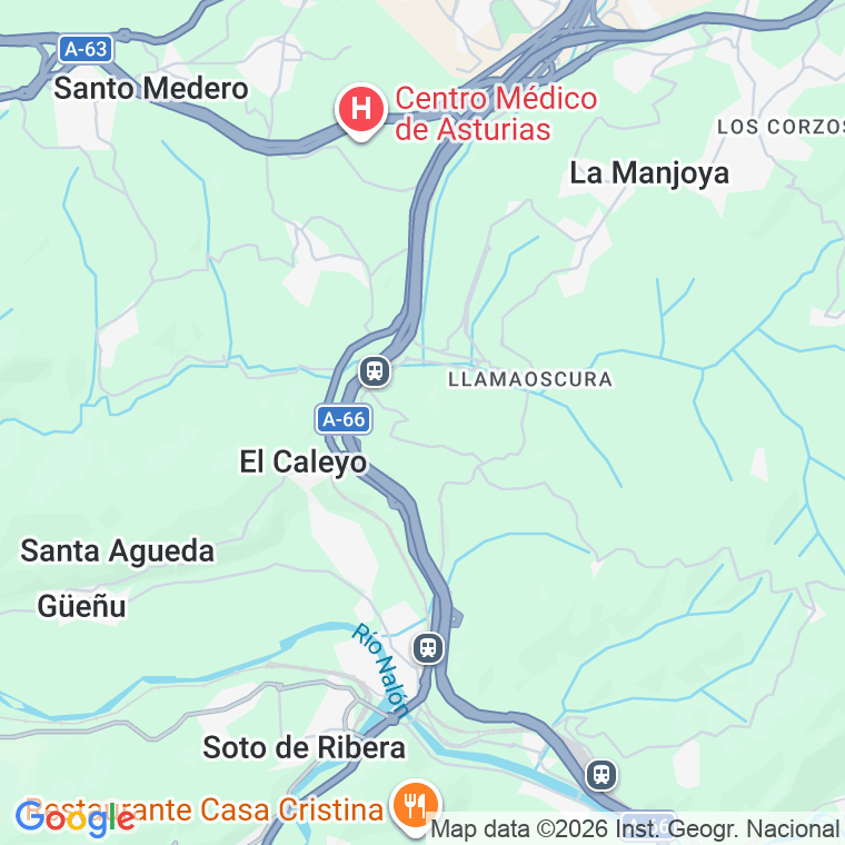 Código postal de Caleyo, el (oviedo) en Asturias