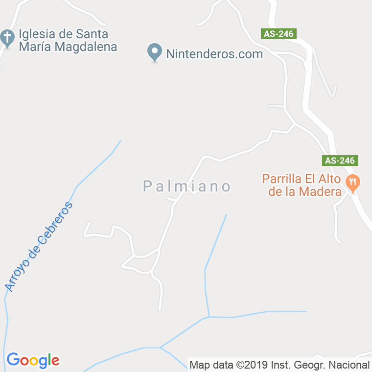 Código Postal de Palmiano en Asturias