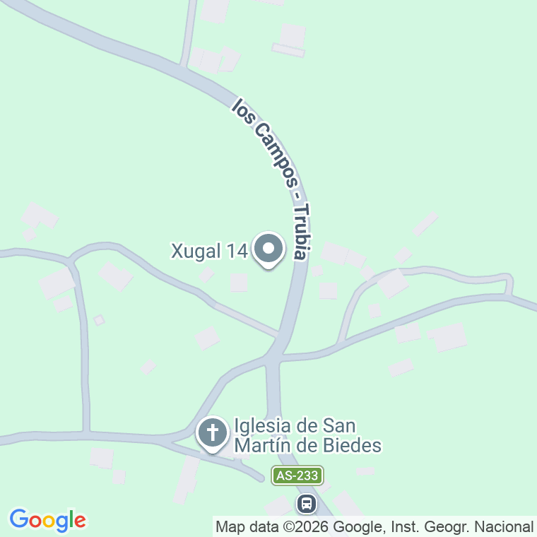 Código postal de Biedes (las Regueras) en Asturias