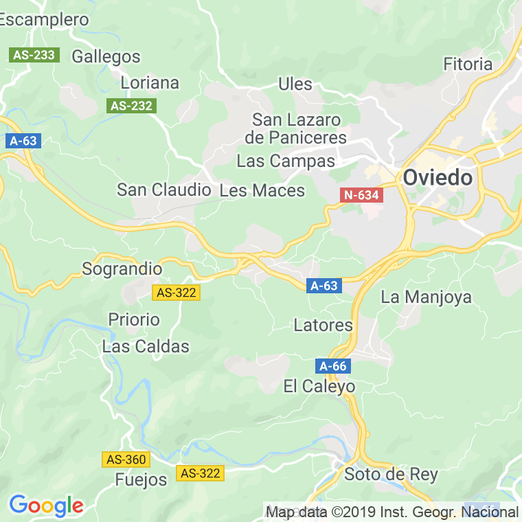 Código Postal de Venta, La (Oviedo) en Asturias