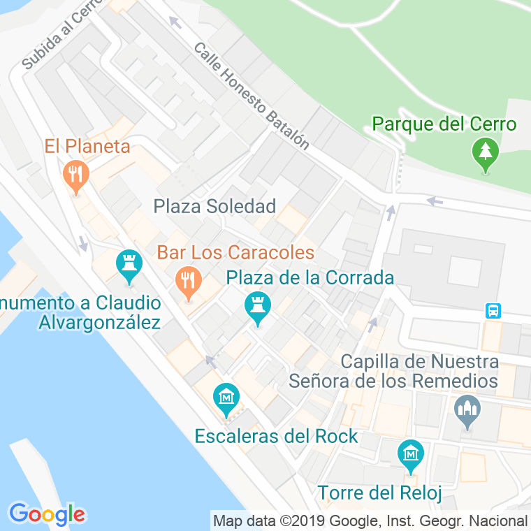 Código Postal calle Atocha, De, transito en Gijón