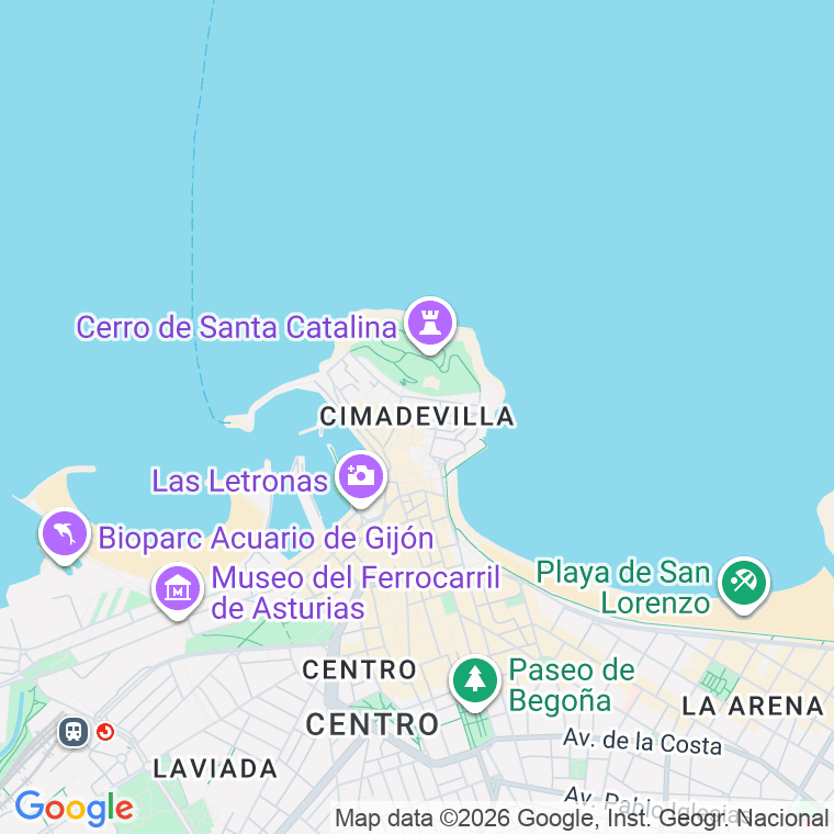 Código postal de Bateria en Gijón