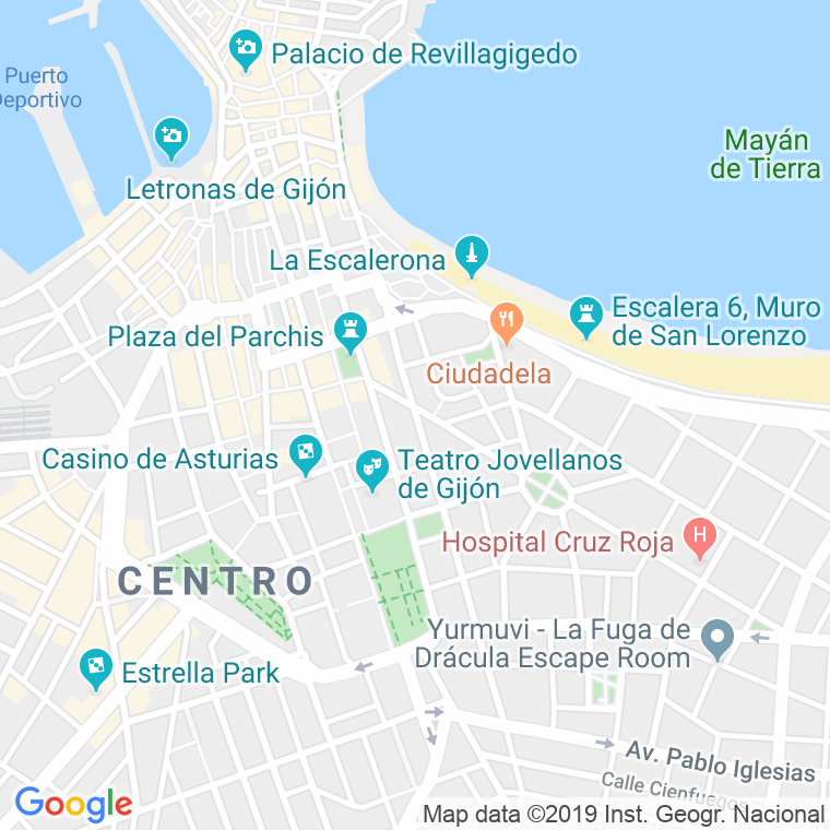 Código Postal calle Cabrales   (Impares Del 1 Al 55)  (Pares Del 2 Al 106) en Gijón