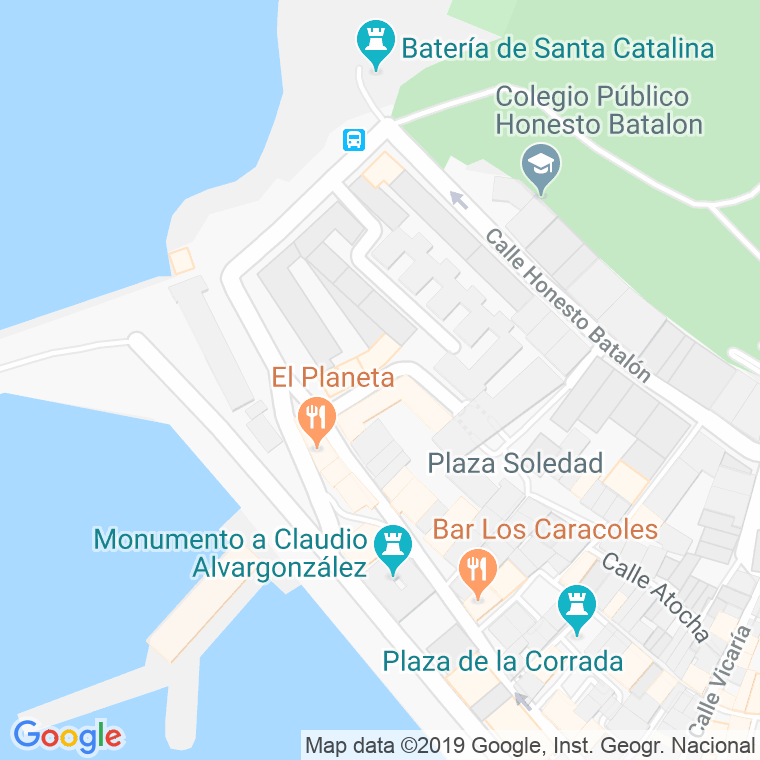 Código Postal calle Castro Romano en Gijón