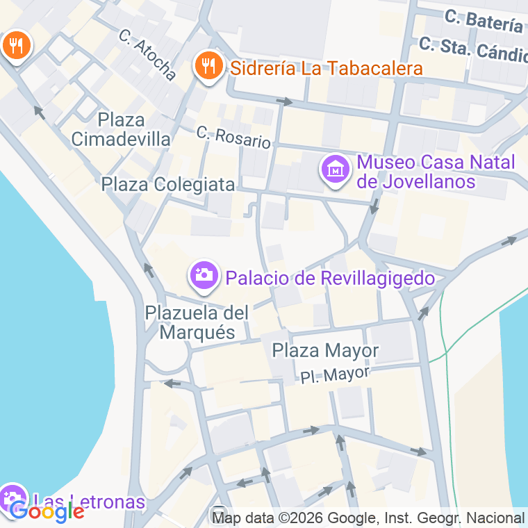 Código postal de Recoletas en Gijón