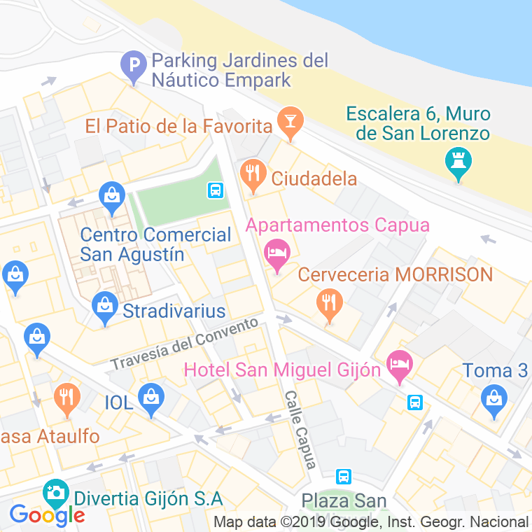 Código Postal calle Celestino Solar, Ciudadela De en Gijón