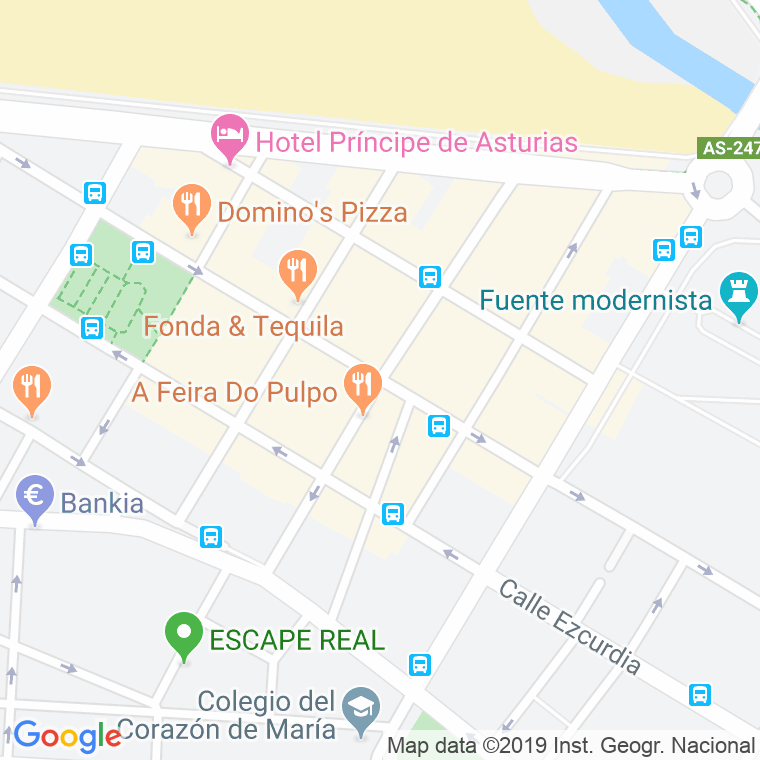 Código Postal calle Doctor Aquilino Hurle   (Impares Del 1 Al 39)  (Pares Del 2 Al 22) en Gijón