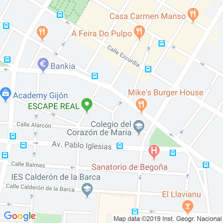 Código Postal calle Carlos Iii en Gijón