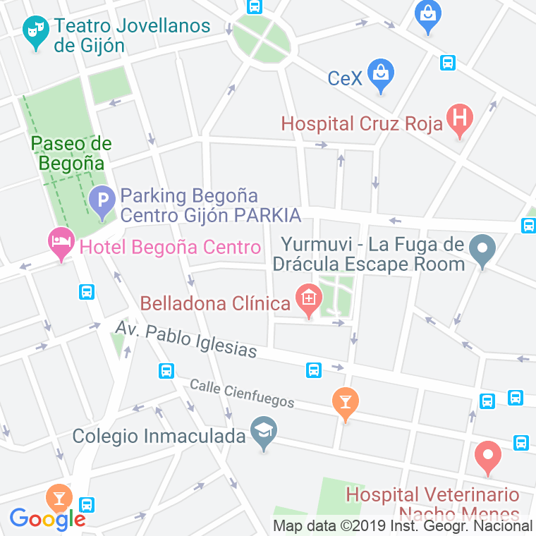 Código Postal calle Doctor Bellmunt en Gijón