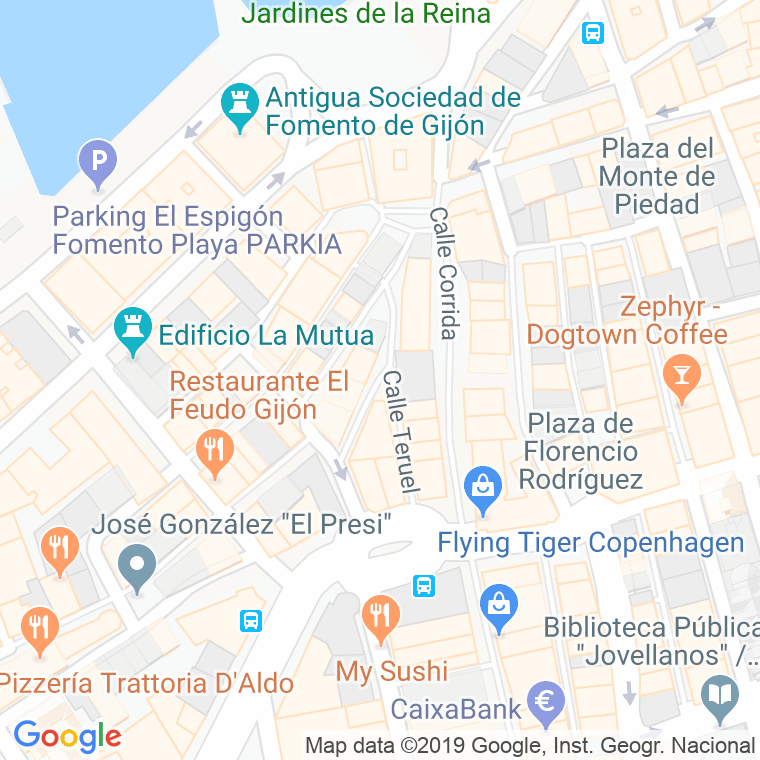 Código Postal calle Horno en Gijón