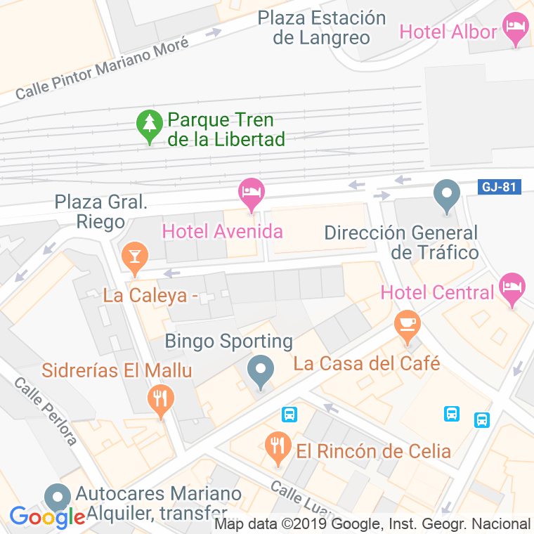 Código Postal calle Fermin Canella en Gijón
