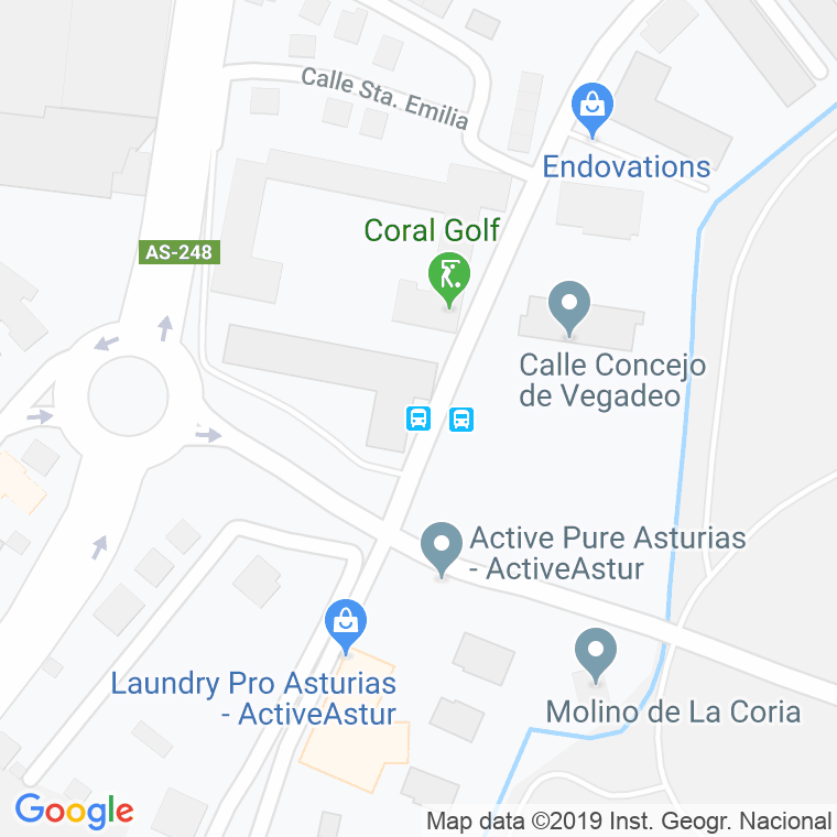 Código Postal calle Coria, De La, cami en Gijón