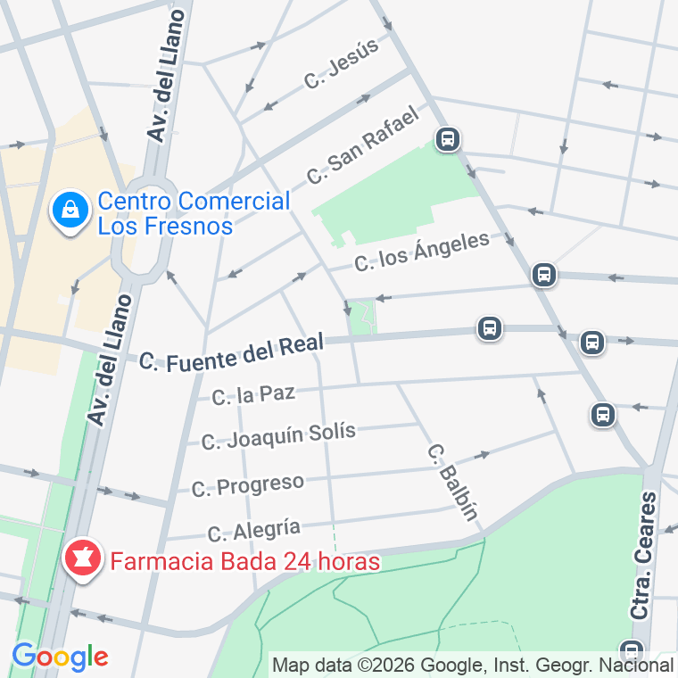 Código postal de Fuente del Real en Gijón
