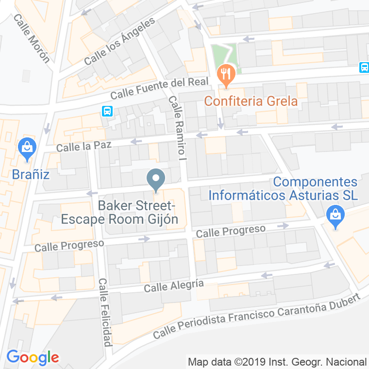Código Postal calle Joaquin Solis en Gijón