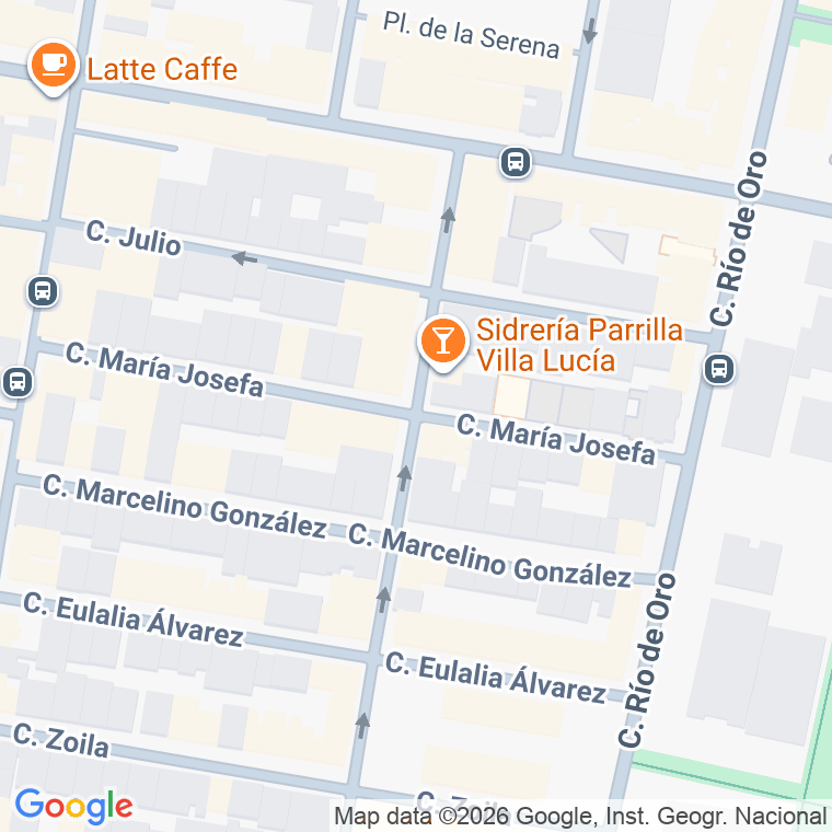 Código postal de Maria Josefa en Gijón