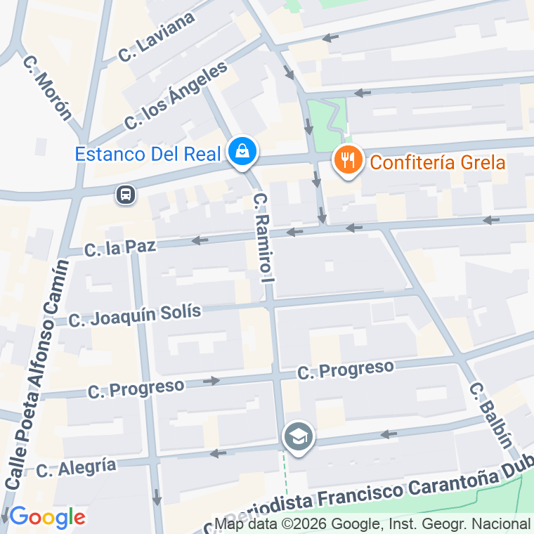 Código postal de Ramiro I en Gijón