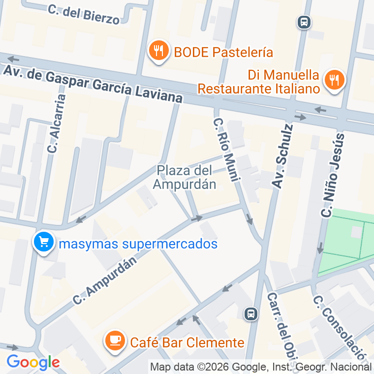 Código postal de Ampurdan en Gijón