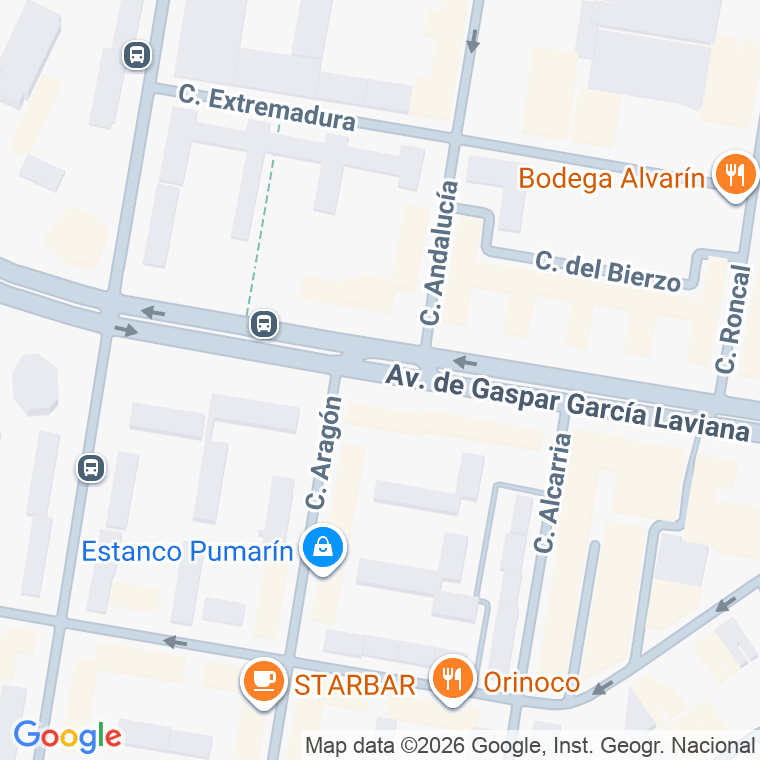 Código postal de Aragon en Gijón
