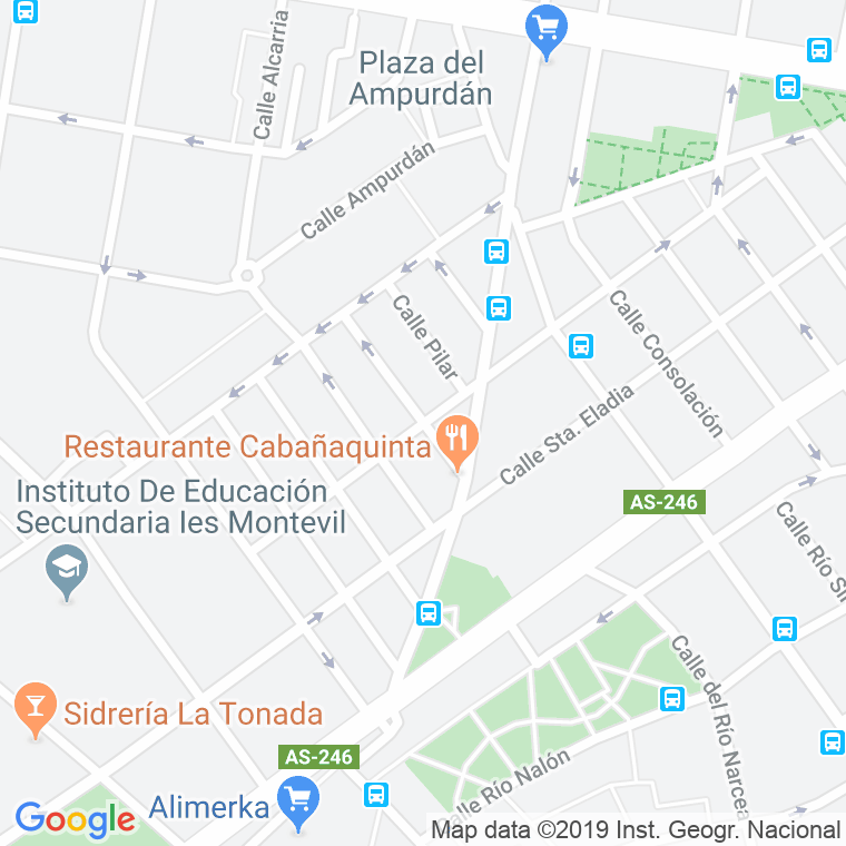 Código Postal calle Maria Dolores en Gijón