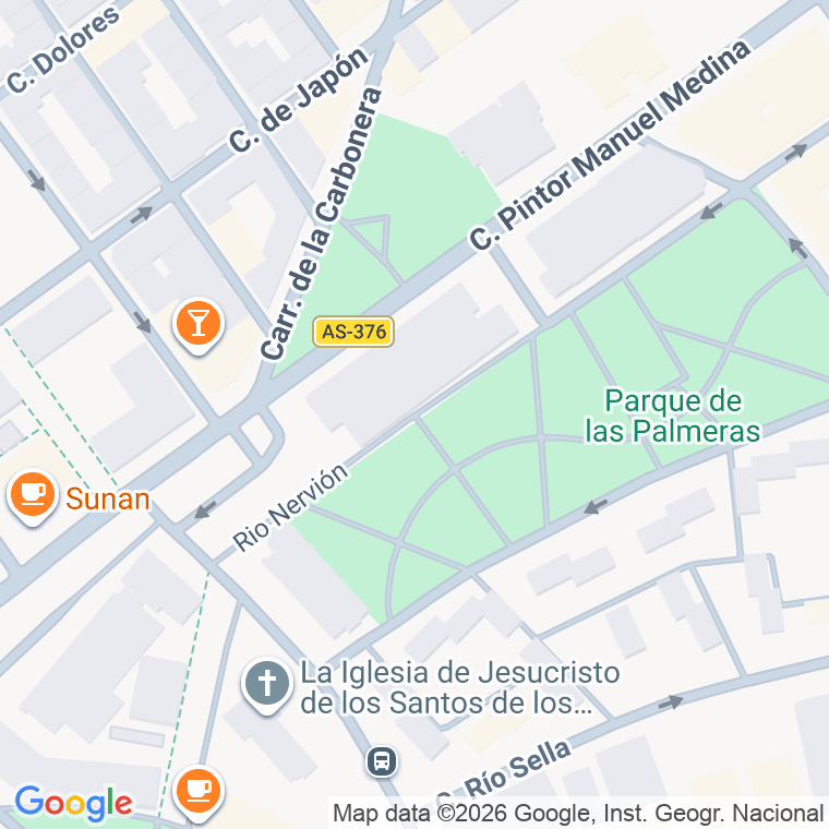 Código postal de Rio Nervion en Gijón