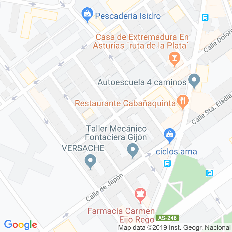Código Postal calle San Matias en Gijón