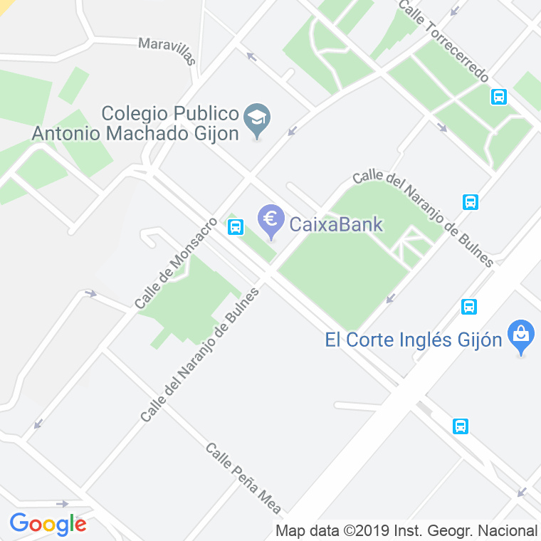 Código Postal calle Dolores Ibarruri en Gijón