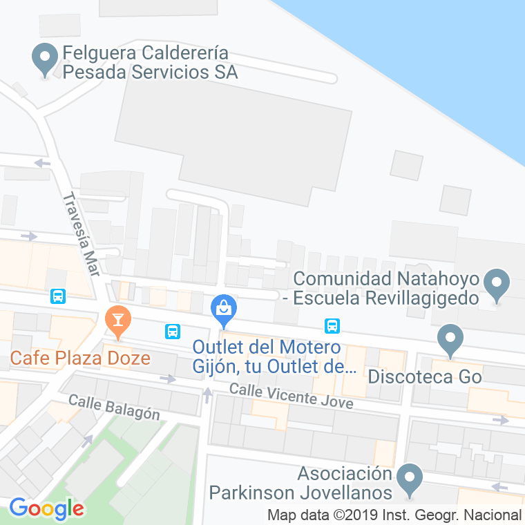 Código Postal calle Atanasio Menendez, De, travesia en Gijón