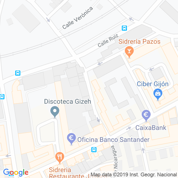 Código Postal calle Jose Marti en Gijón