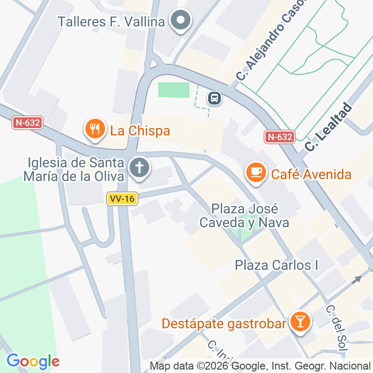 Código postal de Plaza Obdulio Fernandez en Villaviciosa