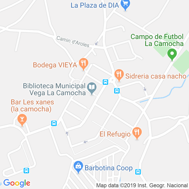 Código Postal calle Astures, Los en Gijón