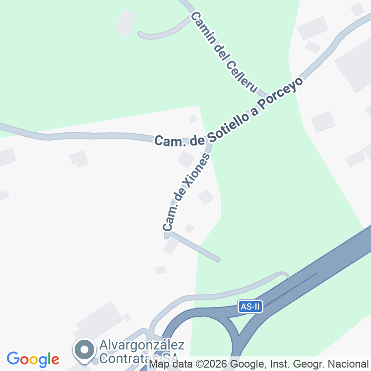 Código postal de Camin Xiones Porceyo en Cerca Riba (la)
