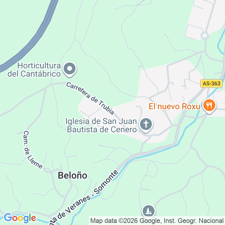 Código postal de Camin Roza Curumbiellos Cenero en Sotiello
