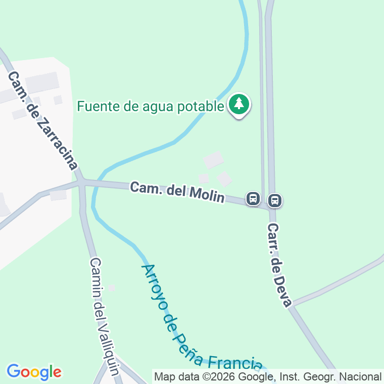 Código postal de Camin Molin de Lucinda Cabueñes en Pontica (la)