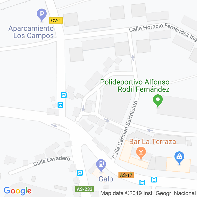Código Postal calle Anselmo Hulton (Corvera) en Avilés