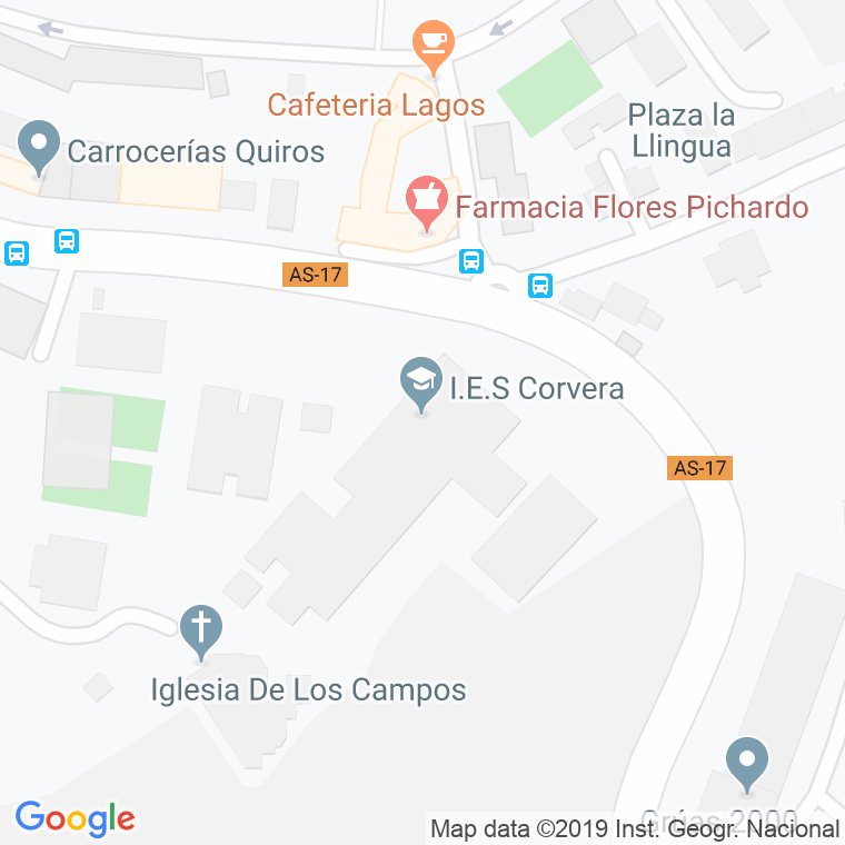 Código Postal calle Instituto (Corvera) en Avilés
