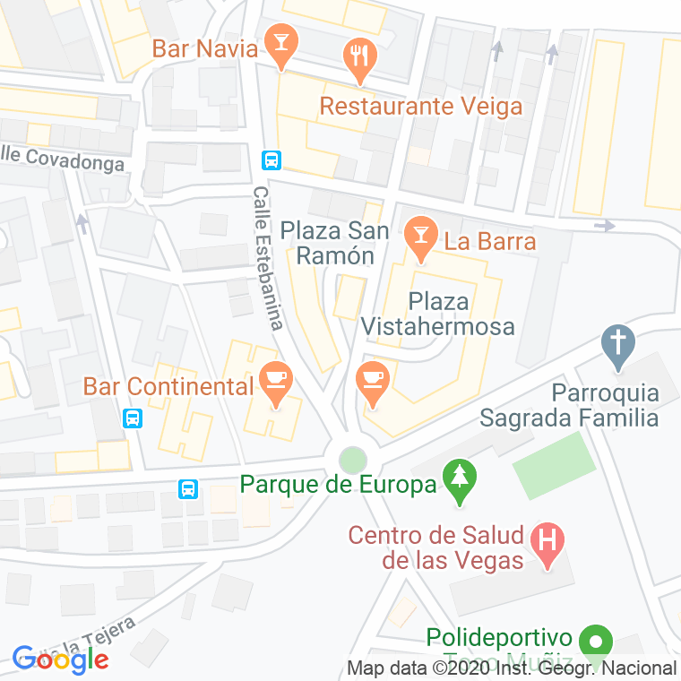 Código Postal calle San Ramon (Corvera), plaza en Avilés