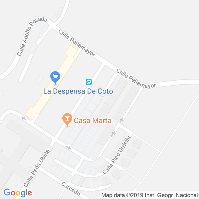 Código Postal calle Pico Sellon (Castrillon) en Avilés