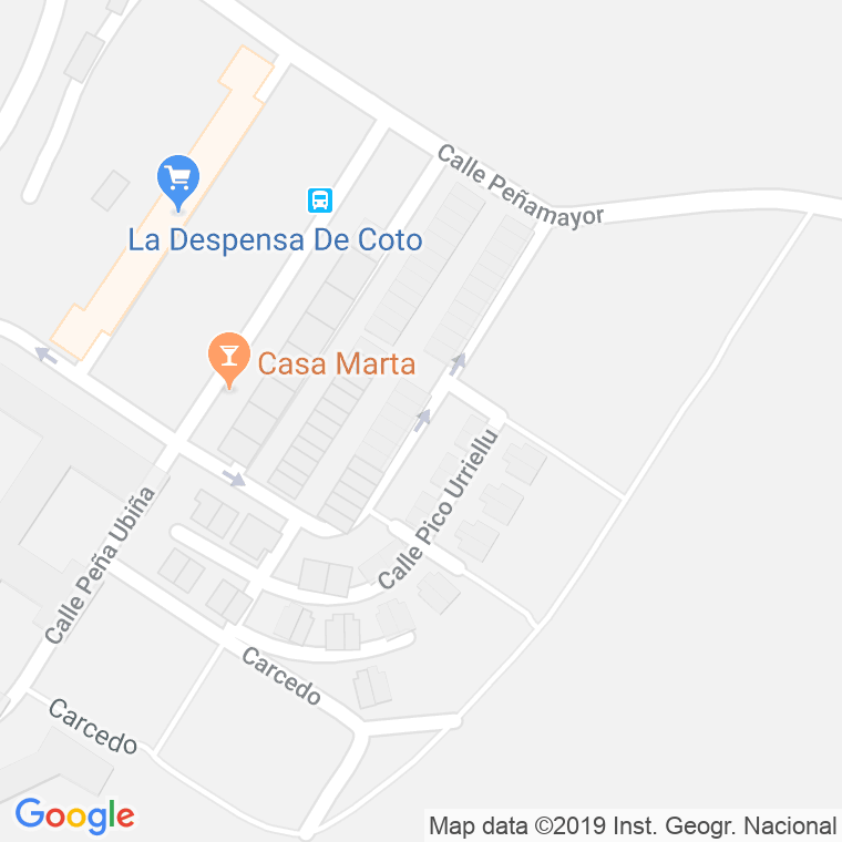 Código Postal calle Pico Urriellu (Castrillon) en Avilés