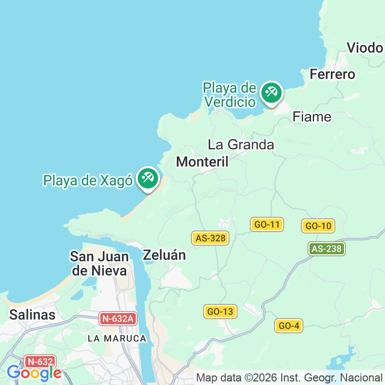 Código postal de San Martin de Podes en Asturias