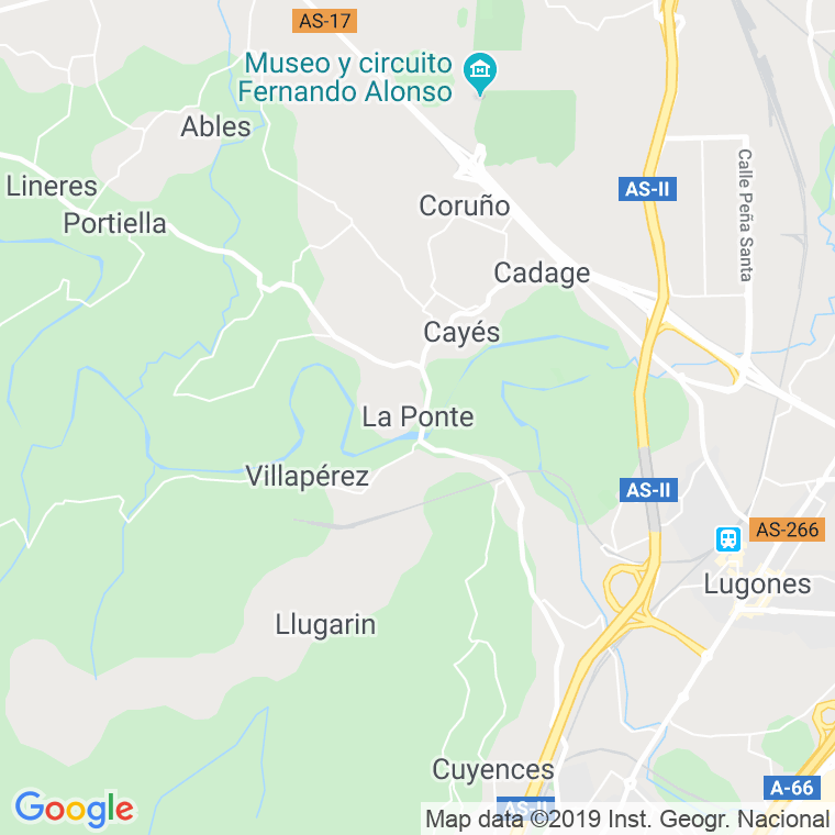 Código Postal de Ponte (Llanera) en Asturias