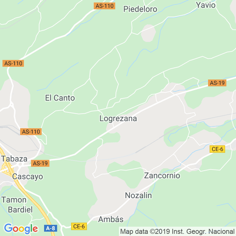 Código Postal de Cabada, La (Logrezana-carreño) en Asturias