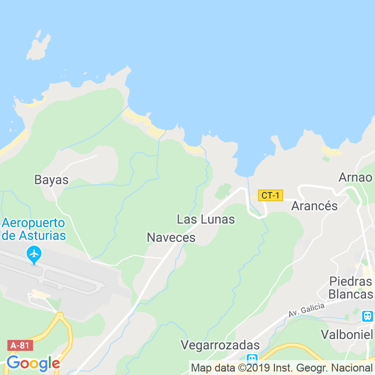 Código Postal de Linares (Castrillon) en Asturias