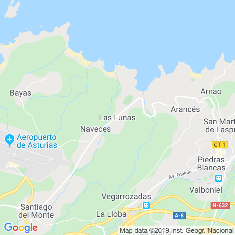 Código Postal de Lunas, Las en Asturias