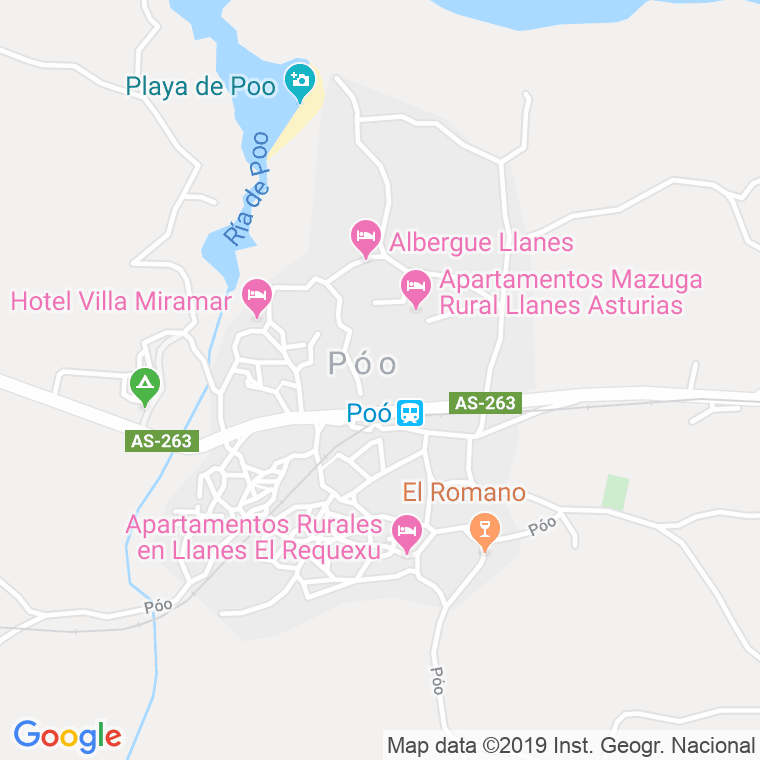 Código Postal de Poo De Llanes en Asturias