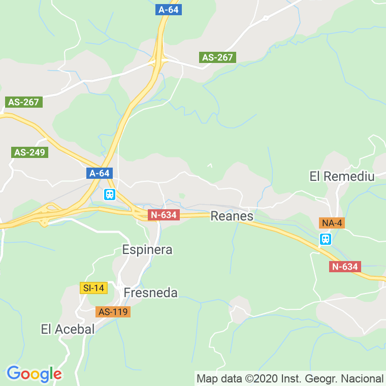 Código Postal de Corujedo (Pola De Siero) en Asturias