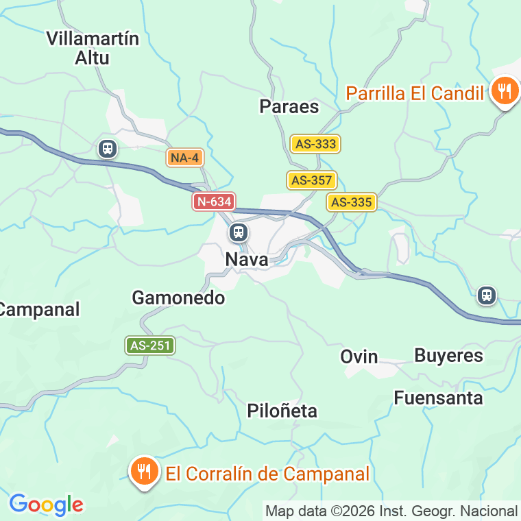 Código postal de Nava en Asturias