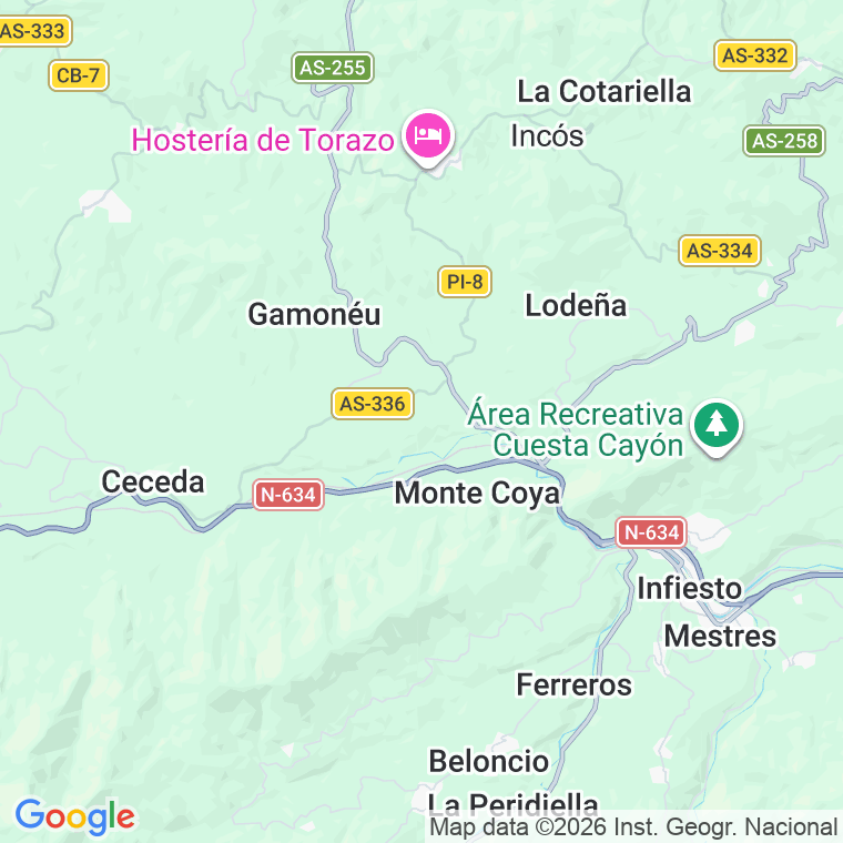Código postal de Heria en Asturias