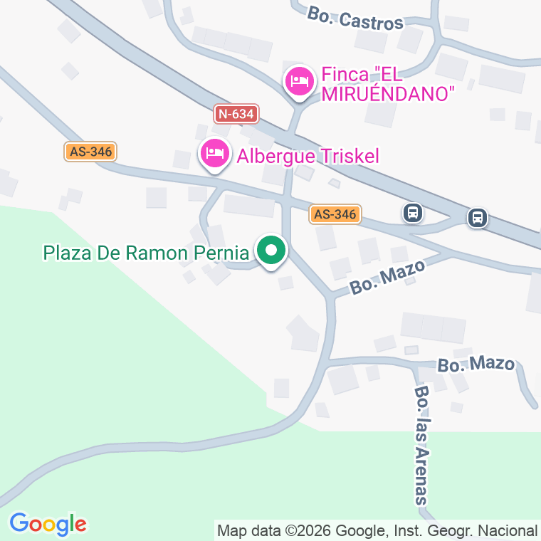 Código postal de Plaza Ramon Pernia en Franca (la)